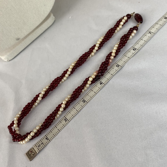 Vintage 80’s AVON twisted torsade style multi strand necklace - Picture 3 of 7